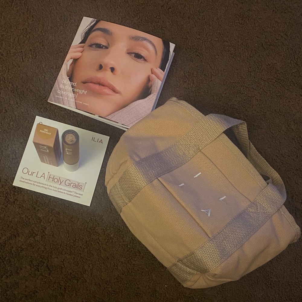 ILIA Neutral Mini Tote with Concealer & Sample Pouches - Beige - Picture 7 of 10